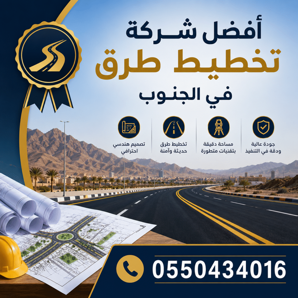 أفضل شركة تخطيط طرق في الجنوب
